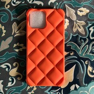 Orange quilt case